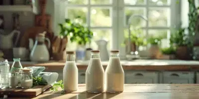 lait contre gaz