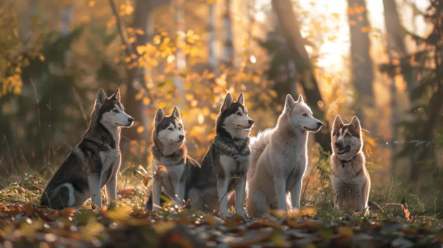 variétés races Husky